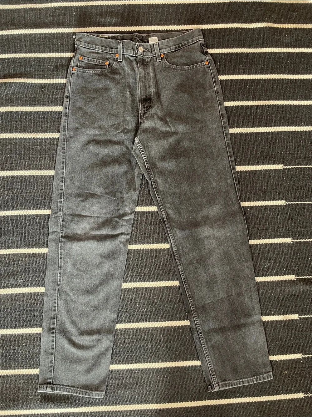Levi’s 550 Relaxed Fit Black Denim
